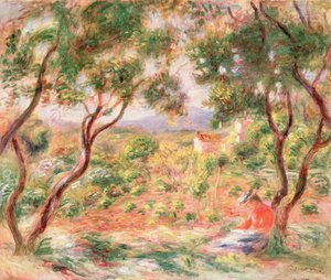 Le vigne a Cagnes da Pierre Auguste Renoir